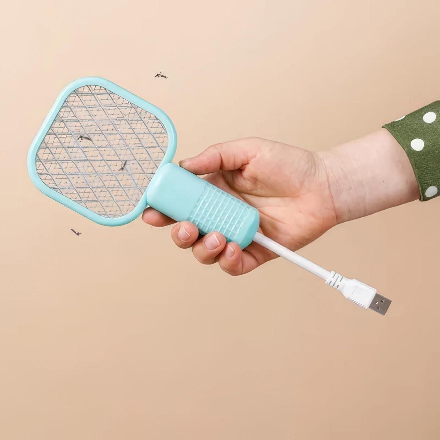 Mini Mosquito Killer Racquet Lamp 2 in 1 Combo