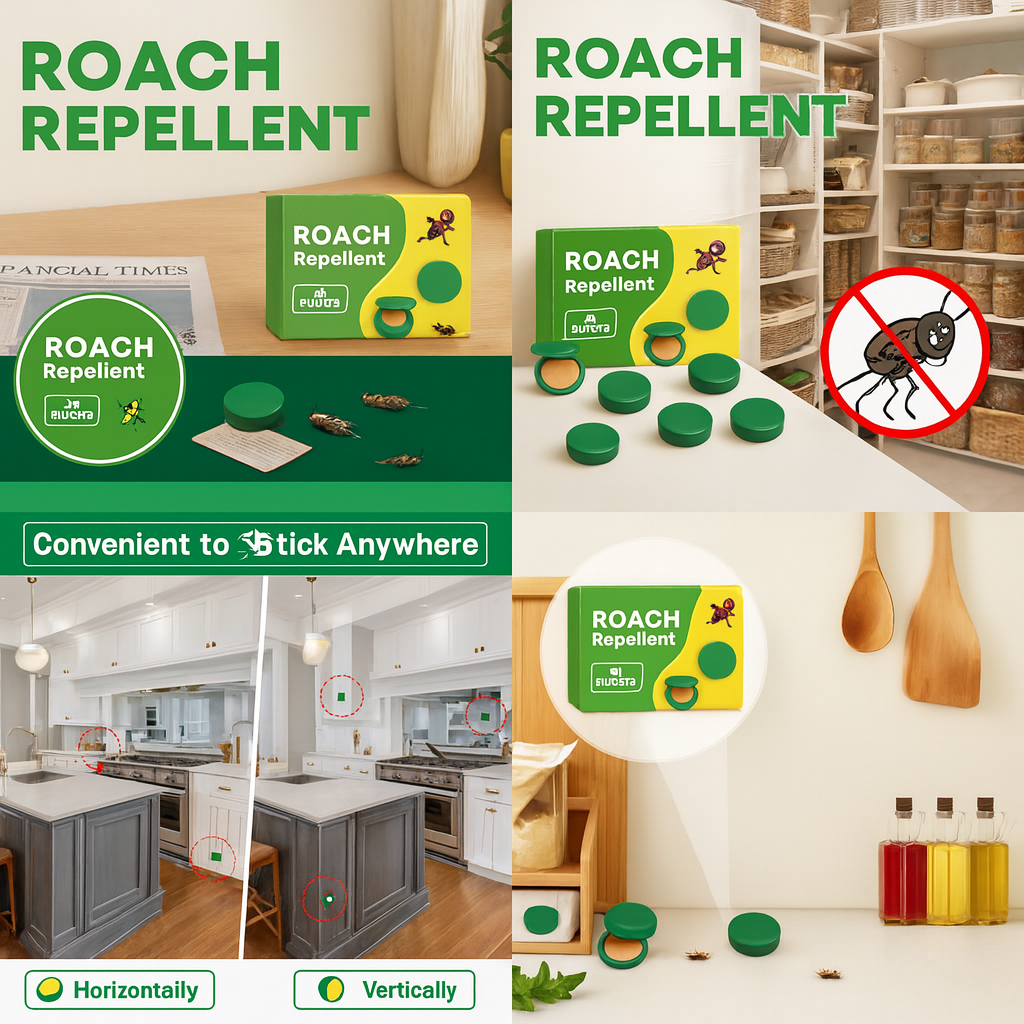 Roach Killer Gel Pods — Safe, Odorless Home Protection (Buy 1 Get 1 Free)