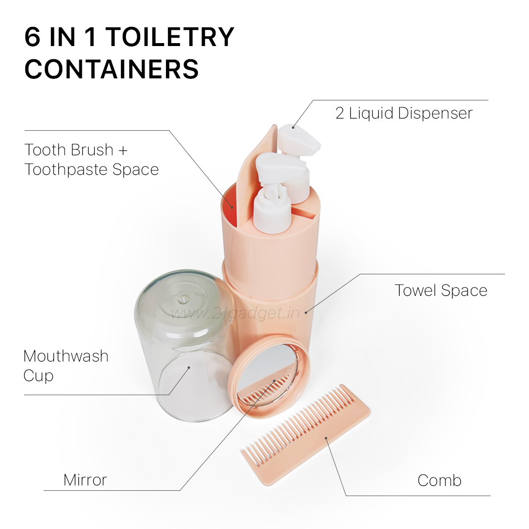 6 in 1 Travel Essential Kit