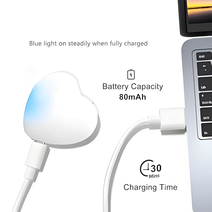 Glow Heart Sensor Touch Activated Light Mini Heart Shape Night Light