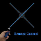 3D LED Hologram Display Fan – Realistic Floating Visuals