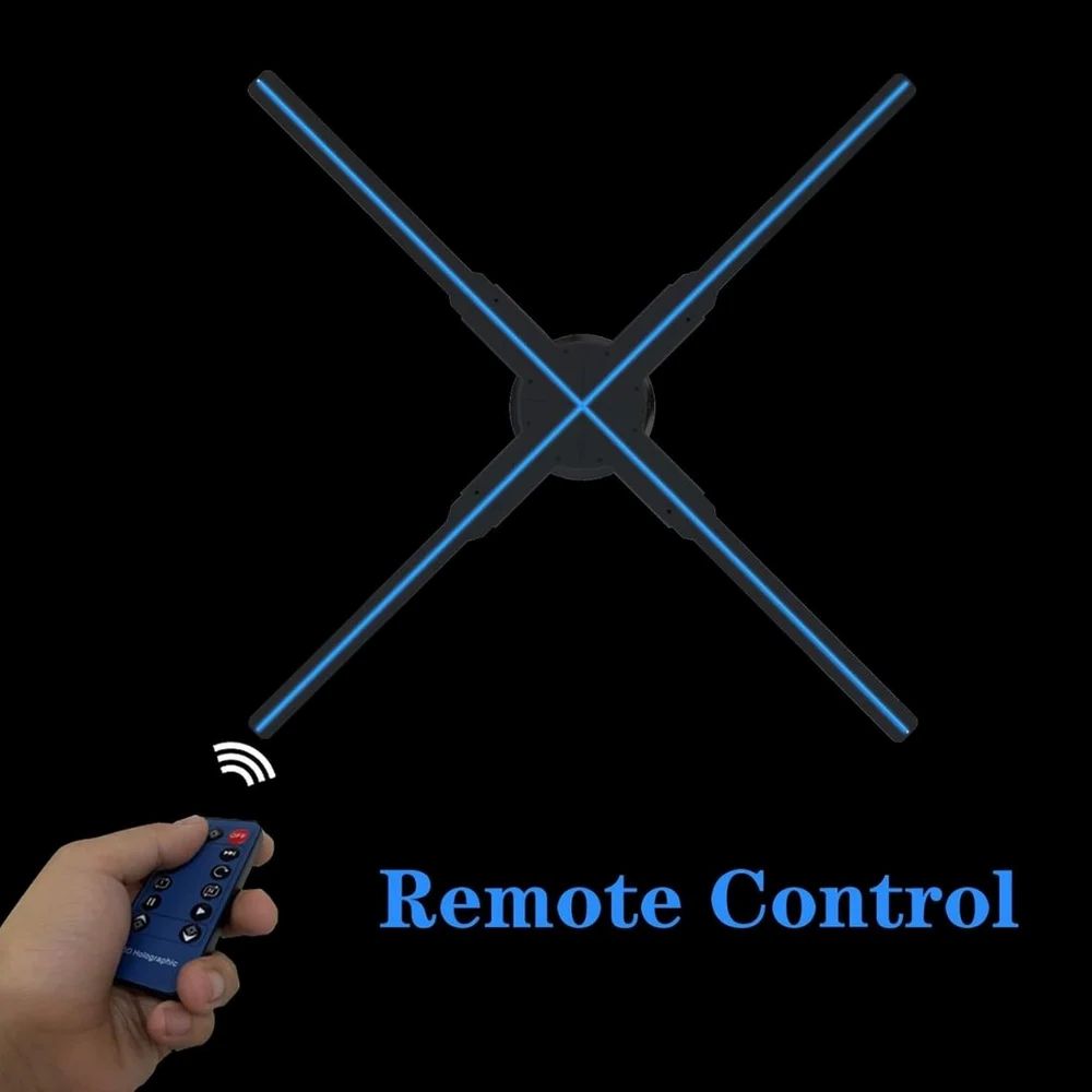 3D LED Hologram Display Fan – Realistic Floating Visuals