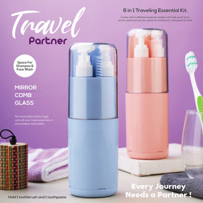6 in 1 Travel Essential Kit